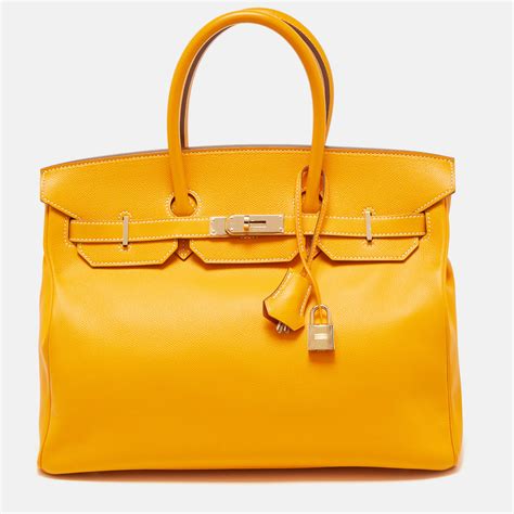 hermes jaune d'or